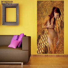 Load image into Gallery viewer, DPARTISAN oil print canvas wall art decor pictures beauty lady By Gustav klimt wall painting art no framed oil painting print
