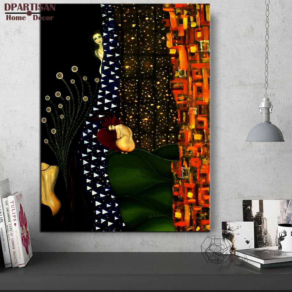 DPARTISAN Gustav KLIMT giclee print CANVAS WALL ART decor poster oil painting print on canvas Wall pciture beautiful paintings
