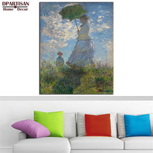 Load image into Gallery viewer, DPARTISAN Claude Monet  Woman with a Parasol wall art Prints No frame wall painting wall picture living room wall paintings
