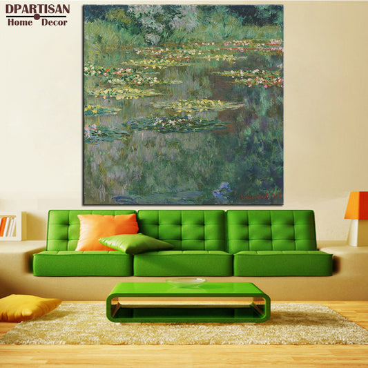 DPARTISAN Claude Monet Le Bassin wall pictures Giclee wall Art classic Canvas Prints No frame wall painting home decor