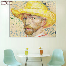 Load image into Gallery viewer, DPARTISAN Vincent VanGogh portrait  Giclee wall Art Abstract Canvas Prints No frame wall painting for home living rooms pictures
