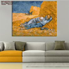 Load image into Gallery viewer, DPARTISAN Vincent Van Gogh rest from work pictures print Giclee wall Art Prints No frame wall painting for home living pictures
