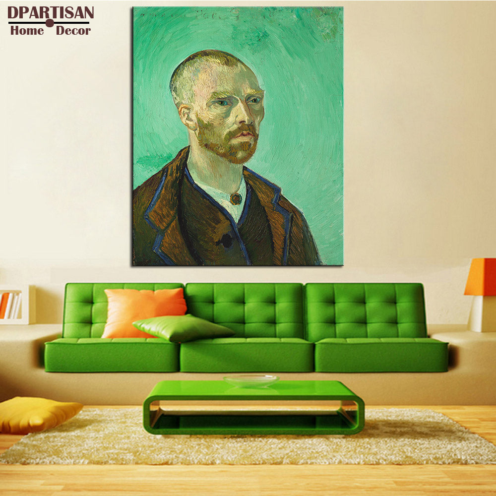 DPARTISAN Vincent Van Gogh slef portrait print Giclee wall Art Prints No frame wall painting for home living pictures art