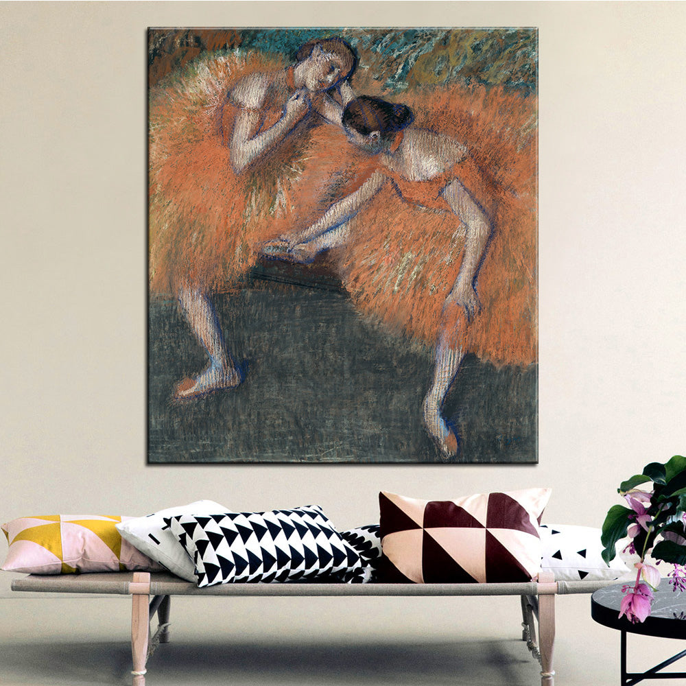 DP ARTISAN Two Dancers Wall painting print on canvas for home decor oil painting arts No framed wall pictures