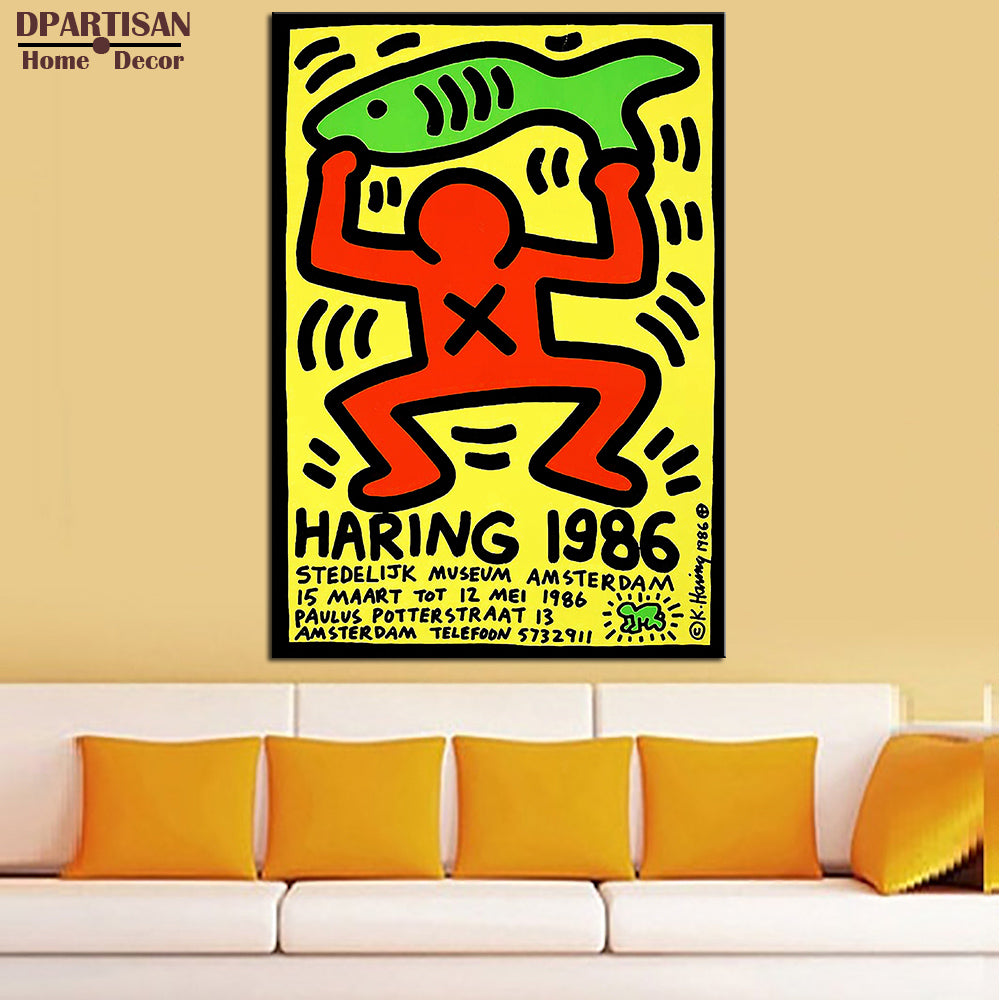 DPARTISAN Street Art  1986 Original Pop ART  GICLEE  poster oil painting print on canvas wall painting no frame wall pictures