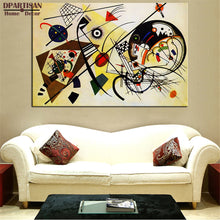 Load image into Gallery viewer, DPARTISAN WASSILY KANDINSKY Durchgehender Strich  Wall Painting picture leaf Home Decorative Art Picture Paint on Canvas Prints
