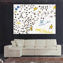 Load image into Gallery viewer, DPARTISAN so many stars wall painting By study oil painting POP Art Print on canvas for wall Art Picture no frame arts
