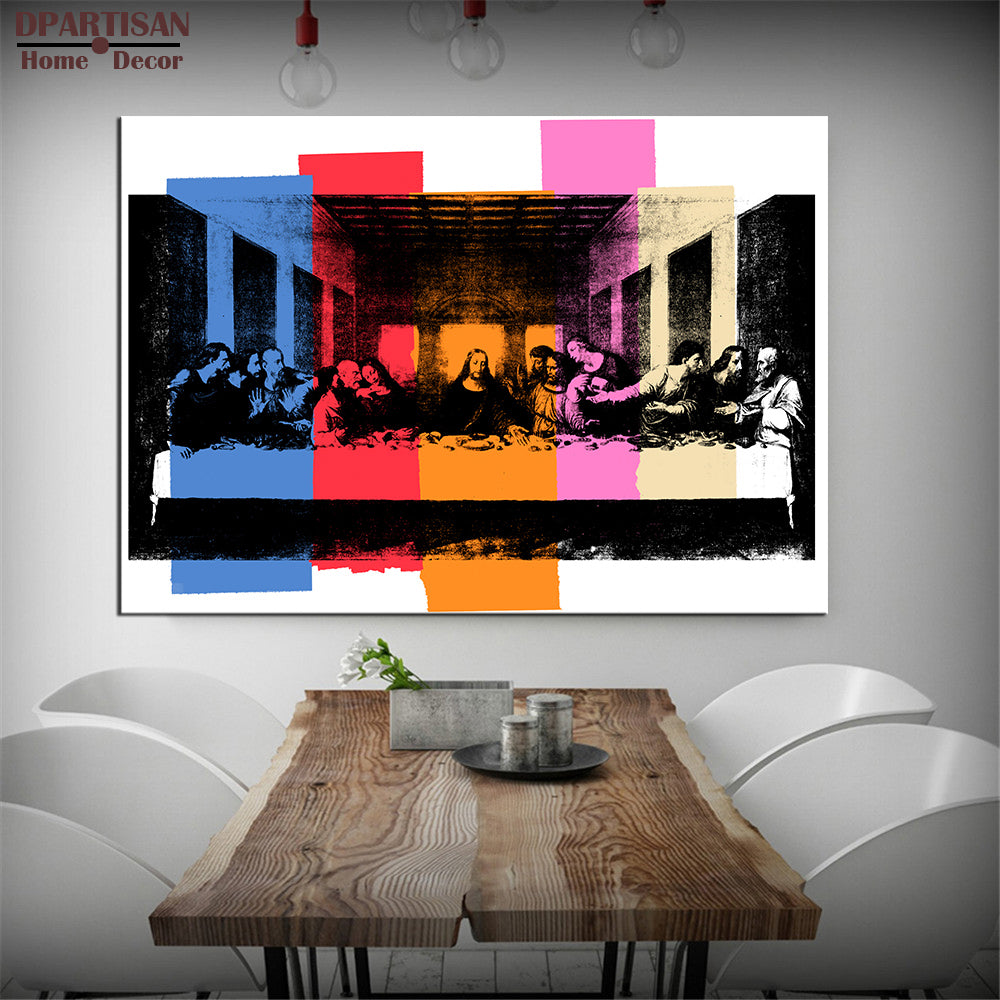 DPARTISAN Study DETAIL OF THE LAST SUPPER, C.1986 pop art print Wall Painting picture Home Decor Art no frame pictures
