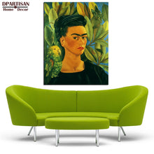 Load image into Gallery viewer, DPARTISAN self portrait with bonito 1941 poster By Naive Art print Wall oil Painting picture print on canvas wall pictures art
