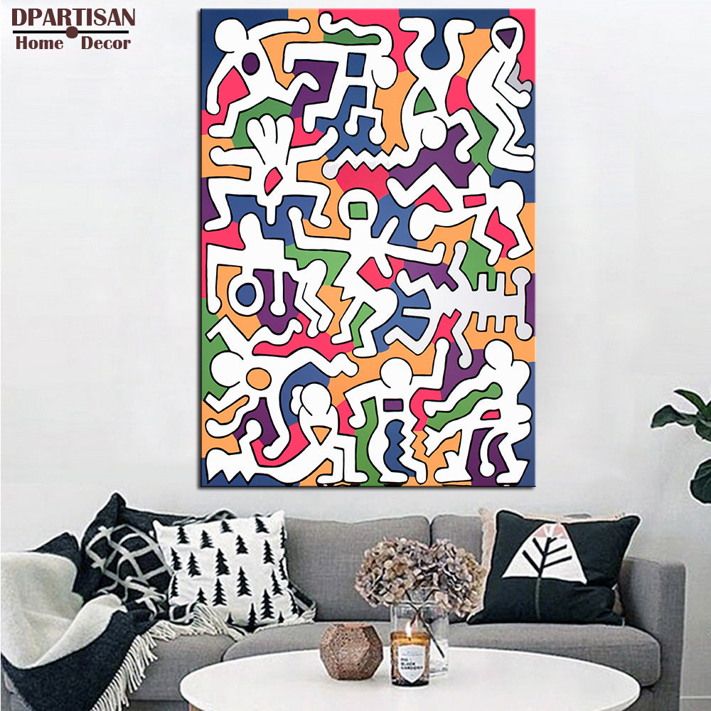 DPARTISAN Street Art Original Pop ART  GICLEE poster print on canvas wall painting pictures no frame home decoration arts