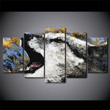 Load image into Gallery viewer, 5 Piece HD Printed Abstract Howling Wolf Painting Canvas Print room decor print poster picture canvas Free shipping NY-7192B
