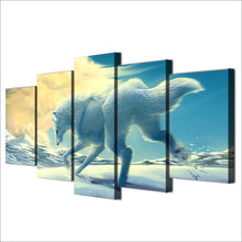 Load image into Gallery viewer, HD Printed Animals running in the snow Painting Canvas Print room decor print poster picture canvas Free shipping/ny-4507

