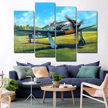Load image into Gallery viewer, HD Printed canvas art airplane take off on green grass painting poster Home Decor wall pictures for living room Artsailing
