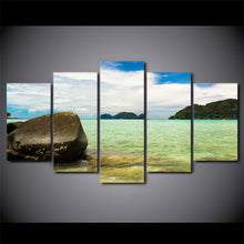 Load image into Gallery viewer, HD Printed 5 Piece Canvas Art Seaside Painting Modular Seascape Wall Pictures for Living Room Home Decor Free Shipping CU-2343B
