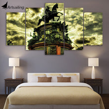 Load image into Gallery viewer, HD printed 5 piece Canvas Painting Building horse statue Artwork living room decor posters and prints free shipping ny-6517
