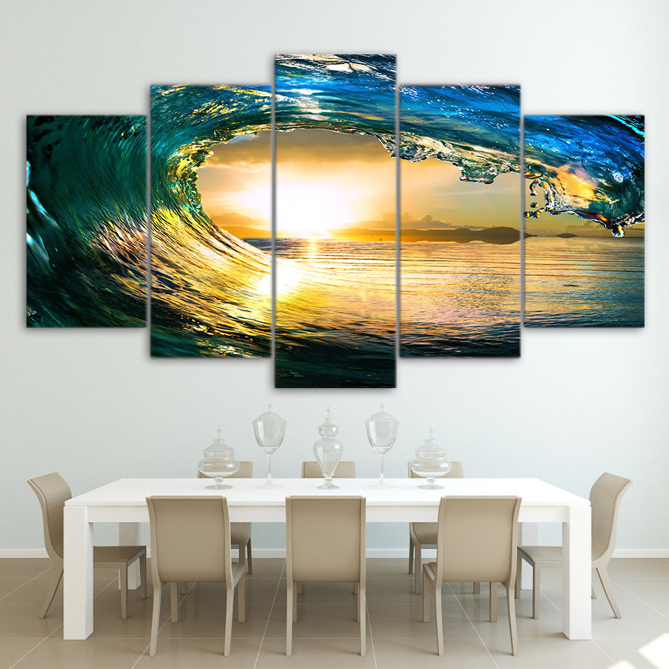 HD Printed tropical paradise ocean sea Group Painting room decor print poster picture canvas Free shipping/ny-1437