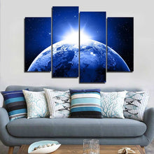Load image into Gallery viewer, HD Printed canvas art earth planet stars space sunlight painting poster Home Decor wall pictures for living room Artsailing

