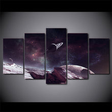Load image into Gallery viewer, HD printed 5 Piece Canvas Painting Universe Galaxy Starry Sky Posters Modular Wall Pictures for Living Room Home Decor NY-7269B
