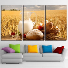 Load image into Gallery viewer, HD printed 3 piece canvas art wheat field canvas painting wall pictures for living room posters prints Free shipping/NY-6716B
