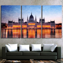 Load image into Gallery viewer, HD printed 3 piece canvas art water European palace canvas Painting wall pictures for living room posters Free shipping/ny-6717A
