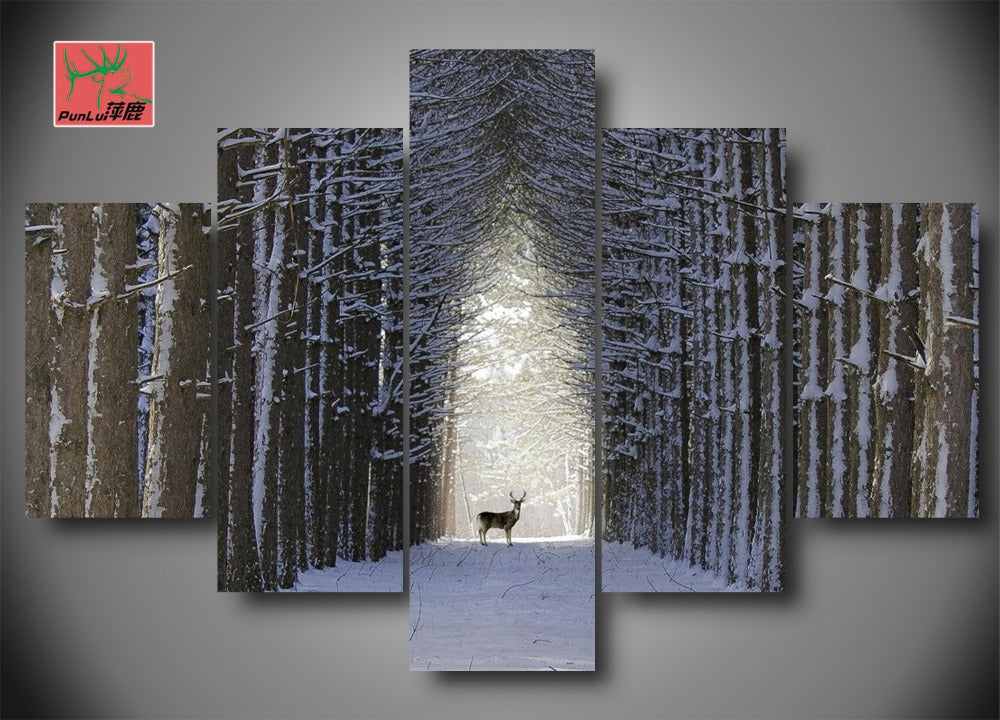 HD Printed DEER Painting Canvas Print room decor print poster picture canvas Free shipping/mh-17