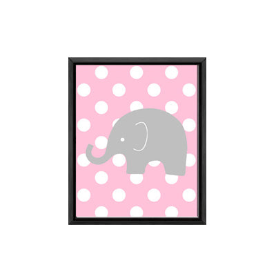 Polka Dot Elephant Canvas Painting Minimalist Nursery Posters Prints Wall Art Picture for Kids Room Decor Unframed Drop Shipping