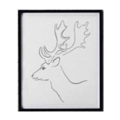 Nordic Deer Symbol Canvas Painting Minimalist Black White Posters Prints Wall Art Picture for Kids Rooms Unframed Drop Shipping