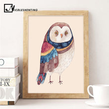 Load image into Gallery viewer, Nordic Style Watercolor Bird Canvas Posters Animal Minimalist Wall Art Canvas Prints Art Painting Decorative Picture Home Decor
