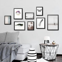 Load image into Gallery viewer, Modern Art Print Poster Nordic Minimalist Wall Picture Fish Feather Butterfly Canvas Painting Kids Room Home Decor FG0090
