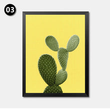 Load image into Gallery viewer, Green Plant Cactus Canvas Art Print Poster Still Life Cactus Wall Picture Canvas Painting Home Decor FG0031B
