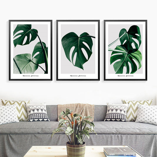 Green Plants Wall Art Poster Decor Painting Cuadros Decoracion Now Quotes The Paintings Canvas Art Print Poster FG0106