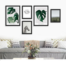 Load image into Gallery viewer, Green Plants Wall Art Poster Decor Painting Cuadros Decoracion Now Quotes The Paintings Canvas Art Print Poster FG0106
