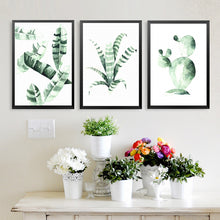 Load image into Gallery viewer, abstract cute plants canvas painting fashion watercolor plants picture wall art print poster painting HD2138
