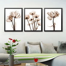 Load image into Gallery viewer, Transparent Flowers Wall Art Canvas Painting Posters and Prints Art Picture Abstract Wall Pictures No Poster Frame HD2133
