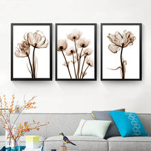 Load image into Gallery viewer, Transparent Flowers Wall Art Canvas Painting Posters and Prints Art Picture Abstract Wall Pictures No Poster Frame HD2133
