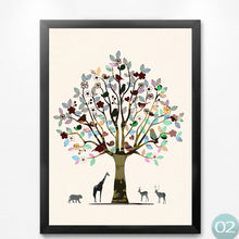 Load image into Gallery viewer, Animals Deer Pictures Home Art Print, Nordic Animals Canvas Wall Picture Print Poster For Home Wall Decor HD2289
