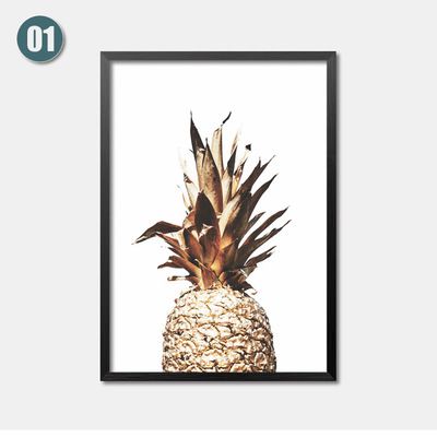 Yesterday Today Tomorrow Animal Art Prints Poster Pineapple Wall Picture Canvas Painting Kids Room Home Decor FG0049