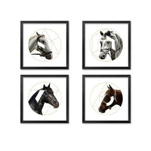 Load image into Gallery viewer, animals horse head modular pictures wall print pictures for living room modern wall painting posters and prints YT0003
