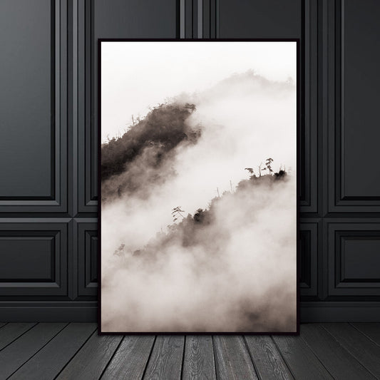 Nordic Mountain Natural Abstract Wall Pictures Living Room Art Decoration Pictures Scandinavian Canvas Painting Prints No Frame