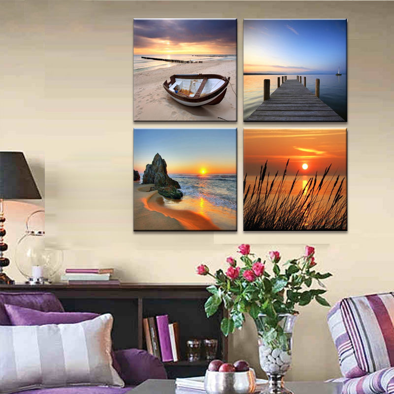 BANMU Giclee Canvas Prints Modern No Framed Artwork the Nature Pictures to Photo Paintings on Canvas Painting Wall Art