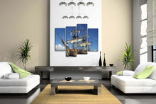 Load image into Gallery viewer, Tall Ships With Wooden Material On Water Wall Art Painting The Picture Print On Canvas Car Pictures For Home Decor Gift
