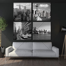 Load image into Gallery viewer, BANMU 4 Panels New York City Landmark Painting Wall Art Picture Print on Canvas High Definition Modern Giclee Artwork
