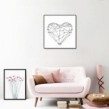 Load image into Gallery viewer, My heart Posters And Prints decorative Wall Art Canvas Painting Nordic Art Print Wall Pictures For Living Room No Poster Frame

