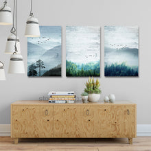 Load image into Gallery viewer, Landscape Painting Forest Life Bird Posters And Prints Picture Nordic Poster Canvas Pictures For Living Room Wall Art Unframed
