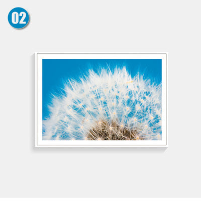 Blue Seawater Dandelion Coconut Posters And Prints Nordic Poster Wall Picture Canvas Art Wall Pictures For Living Room Unframed