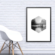 Load image into Gallery viewer, Art Print Paintings Canvas Prints Scenery Posters And Prints Grey Landscape Wall Art Canvas Painting Nordic Poster Unframed
