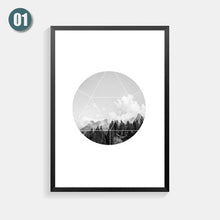Load image into Gallery viewer, Art Print Paintings Canvas Prints Scenery Posters And Prints Grey Landscape Wall Art Canvas Painting Nordic Poster Unframed
