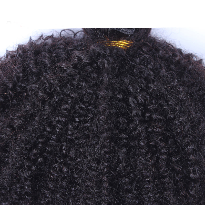 Mongolian Afro Kinky Curly Hair Bundles Deals Hair Products 3 Pcs Human Hair Weaving None Remy Hair Extension Prosa