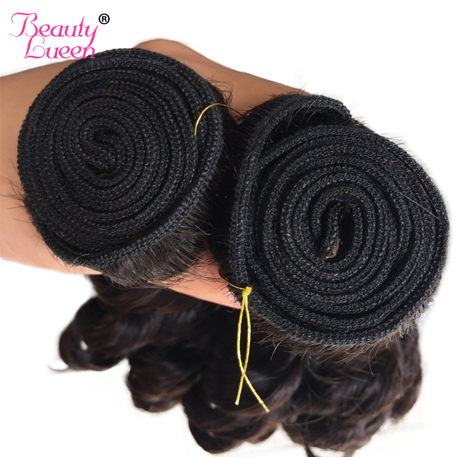 Bouncy Curly Weave Human Hair 3 Bundles Deals With Closure Funmi Brazilian Hair Weave Bundles With Closure Peruvian NonRemy