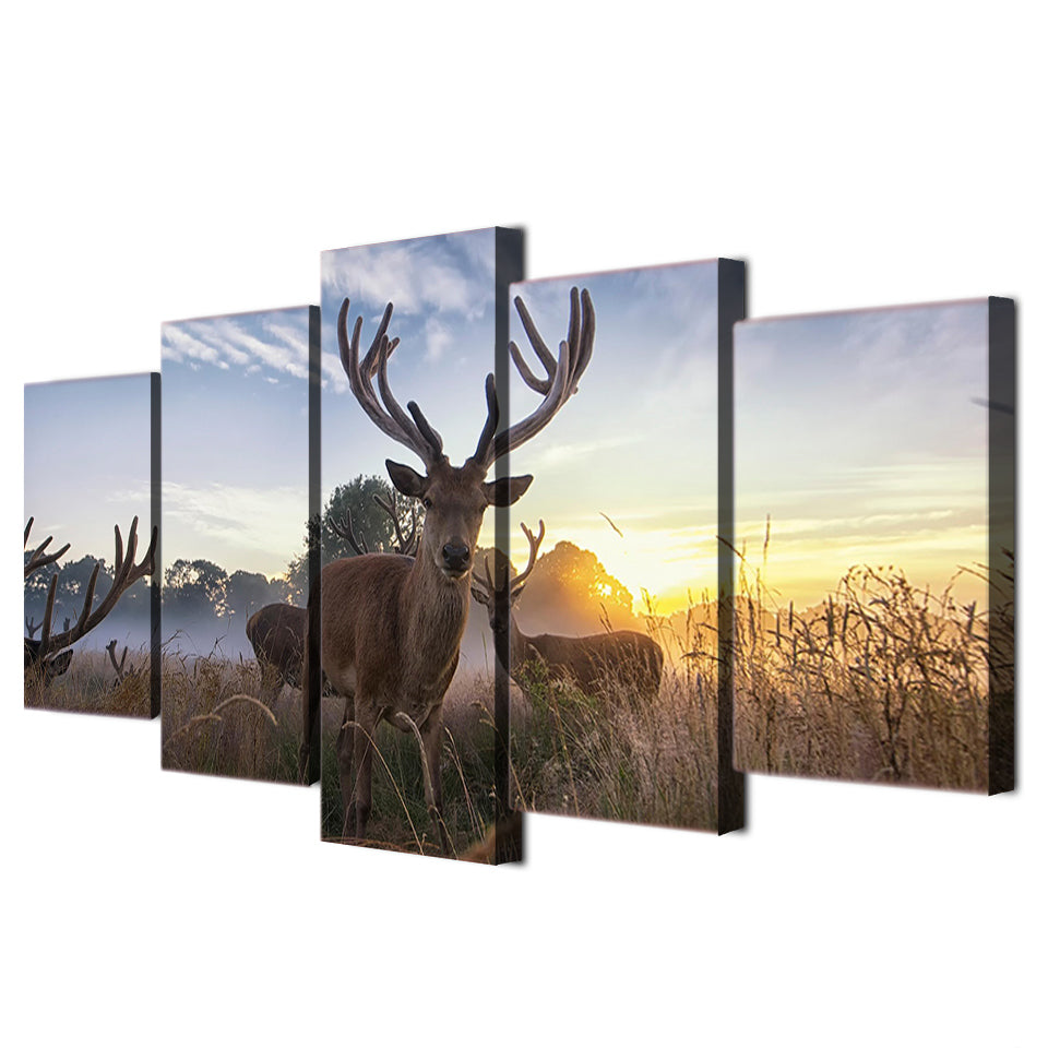 HD Printed Animal deer Painting Canvas Print room decor print poster picture canvas Free shipping/ff-5961